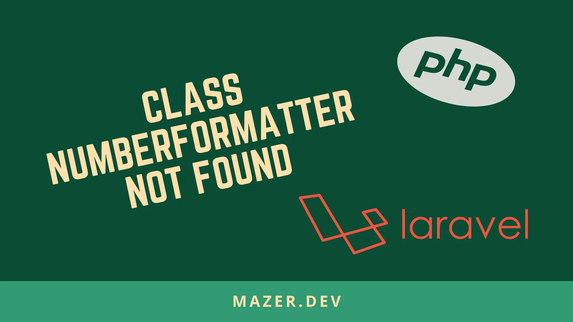 class numberformatter not found php 8